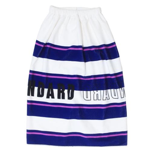 ラップタオル マイクロファイバー巻きタオルL寸 80cm丈巻き巻きタオル ダブルロゴ 女の子 男の子 グッズ