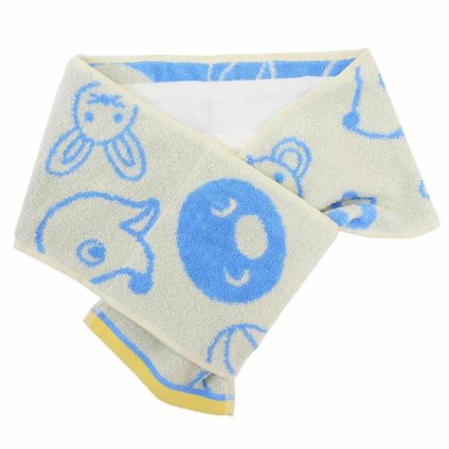 ピングー クールタオル ひんやりマフラータオル ジャガード ブルーフレンズ Pingu キャラクター グッズ メール便可