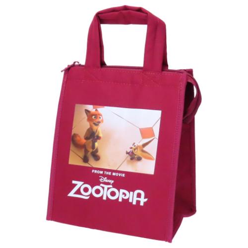 ズートピア お弁当かばん ランチバッグスクエア M RED ディズニー キャラクター グッズ メール便可