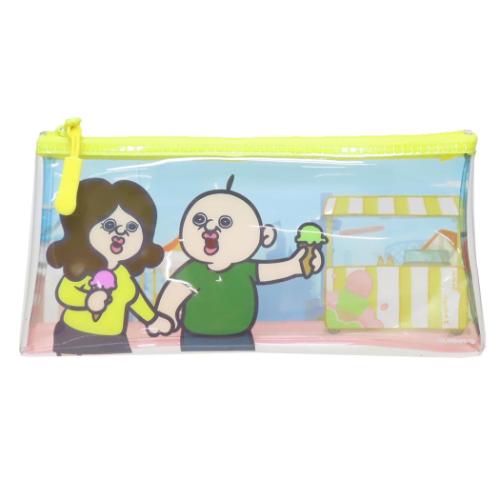 パンパンくんの日常 ペンケース ペンポーチ オクジ キャラクター グッズ メール便可