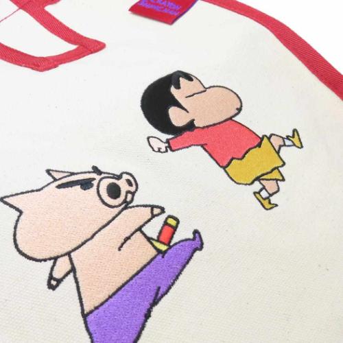 クレヨンしんちゃん 手提げかばん ビッグスクエアトートバッグ トリオ アニメキャラクター グッズ