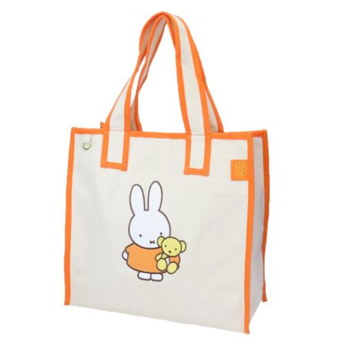 ミッフィー 手提げかばん ビッグスクエアトートバッグ ぬいぐるみ ディックブルーナ 絵本キャラクター グッズ