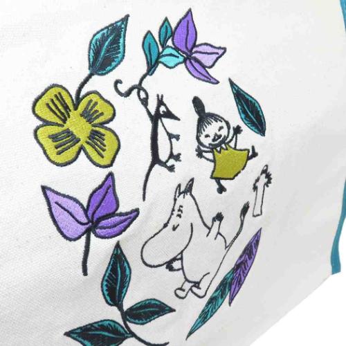 ムーミン 手提げかばん ビッグスクエアトートバッグ フルーツガーデン 北欧 キャラクター グッズ