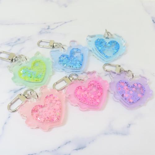 ハンギョドン キーチャーム ハートシェイカーキーホルダー サンリオ キャラクター グッズ メール便可