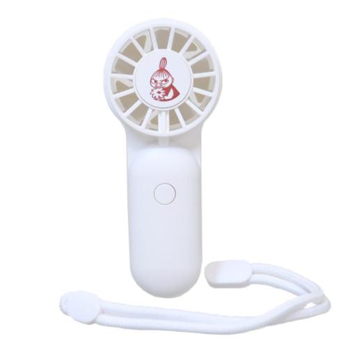 ムーミン 携帯用扇風機 コンパクトハンディファン リトルミイとお花 北欧 キャラクター グッズ