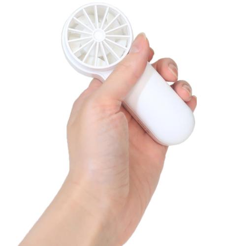 ムーミン 携帯用扇風機 コンパクトハンディファン リトルミイとお花 北欧 キャラクター グッズ