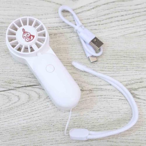 ムーミン 携帯用扇風機 コンパクトハンディファン リトルミイとお花 北欧 キャラクター グッズ