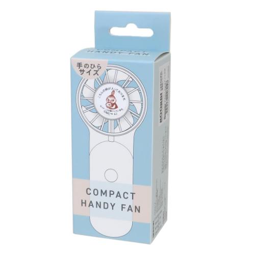 ムーミン 携帯用扇風機 コンパクトハンディファン リトルミイとお花 北欧 キャラクター グッズ