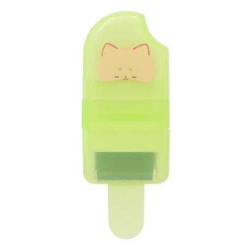 モフモフ 消しゴム アイス型ローラー消しゴム シバ かわいい グッズ メール便可