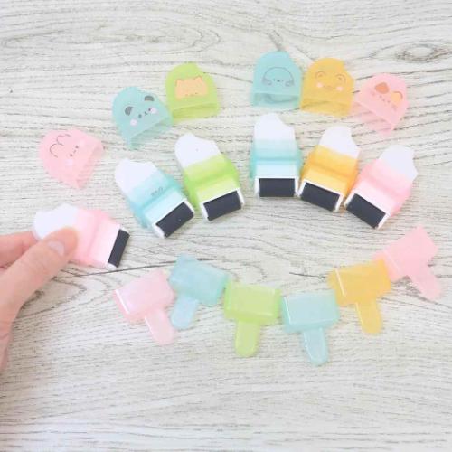モフモフ 消しゴム アイス型ローラー消しゴム シバ かわいい グッズ メール便可