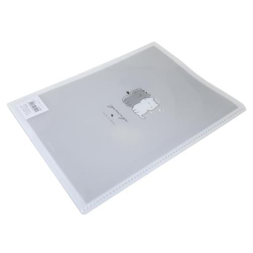 ゆるにゃー ポケットファイル カバーポケットクリアファイル テンシとアクマ かわいい グッズ