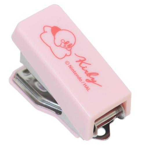 星のカービィ ミニホッチキス コンパクトステープラー キャラクター グッズ メール便可