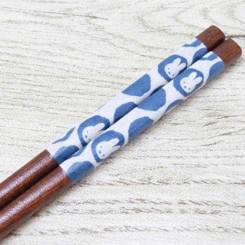 ミッフィー おはし 和紙巻箸23cm 波佐見焼スタイル 水玉 ディックブルーナ 絵本キャラクター グッズ メール便可