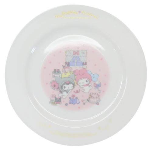 マイメロディ＆クロミ 中皿 プレート マイメロディ50th＆クロミ20th ピンク サンリオ キャラクター グッズ
