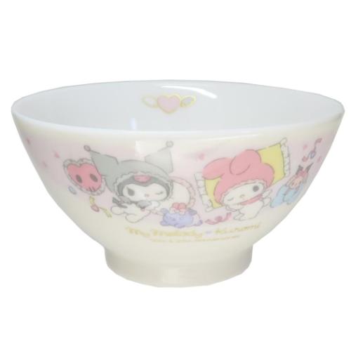 マイメロディ＆クロミ お茶碗 ライスボウル マイメロディ50th＆クロミ20th パープル サンリオ キャラクター グッズ