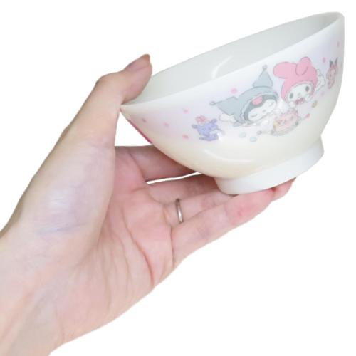 マイメロディ＆クロミ お茶碗 ライスボウル マイメロディ50th＆クロミ20th パープル サンリオ キャラクター グッズ