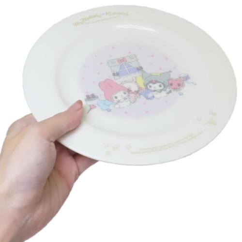マイメロディ＆クロミ 中皿 プレート マイメロディ50th＆クロミ20th パープル サンリオ キャラクター グッズ