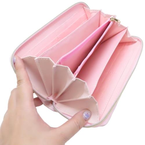 ハローキティ レディース長財布 ラウンド束入れ ラウンドファスナーロングウォレット エンジェルメタル サンリオ キャラクター グッズ