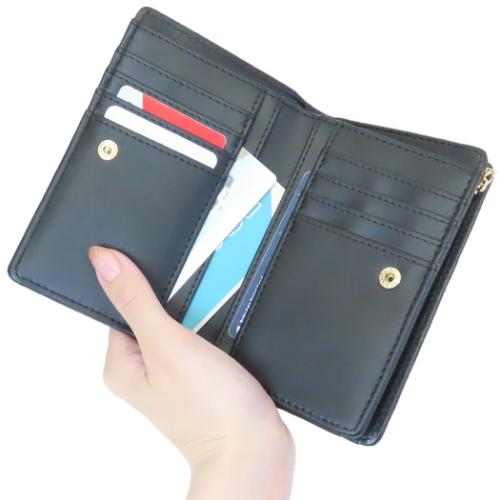 ハローキティ 二つ折り財布 LF深札入れ ラウンド札入れ ラウンドショートウォレット ワッペンキティ 日焼け柄 サンリオ