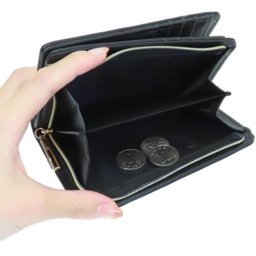 ハローキティ 二つ折り財布 LF深札入れ ラウンド札入れ ラウンドショートウォレット ワッペンキティ 日焼け柄 サンリオ