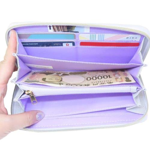 クロミ レディース長財布 ラウンド束入れ ラウンドファスナーロングウォレット ハートフレーム サンリオ キャラクター グッズ