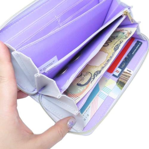 クロミ レディース長財布 ラウンド束入れ ラウンドファスナーロングウォレット ハートフレーム サンリオ キャラクター グッズ