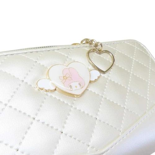 マイメロディ レディース長財布 ラウンド束入れ ラウンドファスナーロングウォレット エンジェルメタル サンリオ キャラクター グッズ