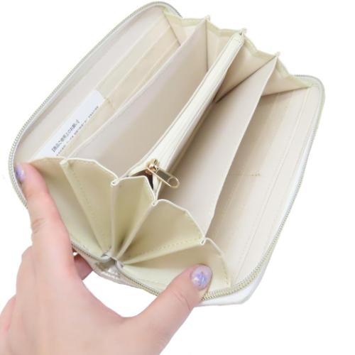 マイメロディ レディース長財布 ラウンド束入れ ラウンドファスナーロングウォレット ハートフレーム サンリオ キャラクター グッズ