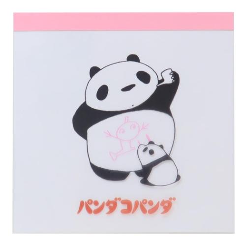 パンダコパンダ メモ帳 メモパッド スクエア らくがき キャラクター グッズ メール便可