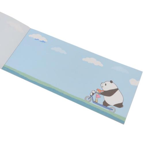 パンダコパンダ 便箋 一筆箋 桃 キャラクター グッズ メール便可