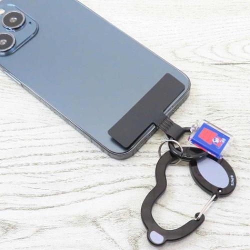 スヌーピー スマホアクセ マルチリングプラス カラビナ付き ジョークール ピーナッツ キャラクター グッズ メール便可