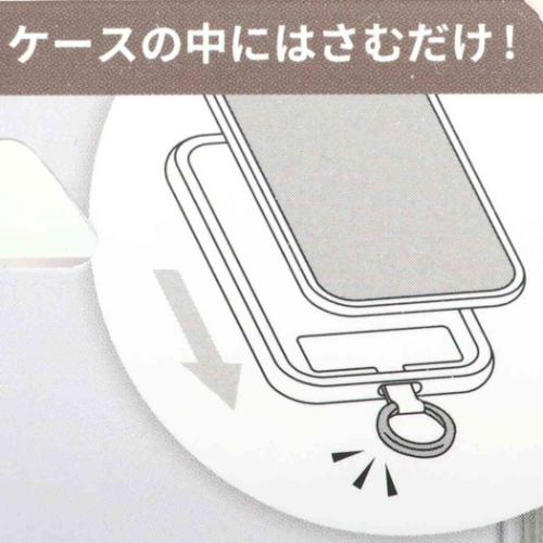 スヌーピー スマホアクセ マルチリングプラス カラビナ付き ジョークール ピーナッツ キャラクター グッズ メール便可
