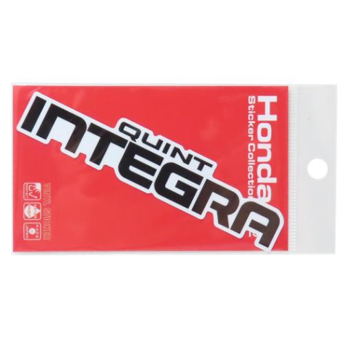 Honda四輪ロゴ ダイカットシール ビニールステッカー QUINT INTEGRA 自動車 シンプル コレクション カスタム グッズ メール便可