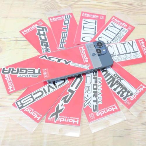 Honda四輪ロゴ ダイカットシール ビニールステッカー QUINT INTEGRA 自動車 シンプル コレクション カスタム グッズ メール便可