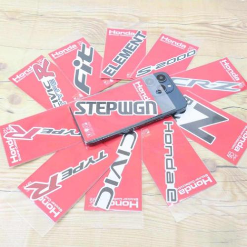 Honda四輪ロゴ ダイカットシール ビニールステッカー STEPWGN 1996 自動車 シンプル コレクション カスタム グッズ メール便可