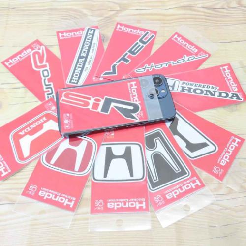 Honda四輪ロゴ ダイカットシール ビニールステッカー SiR 1989 自動車 シンプル コレクション カスタム グッズ メール便可
