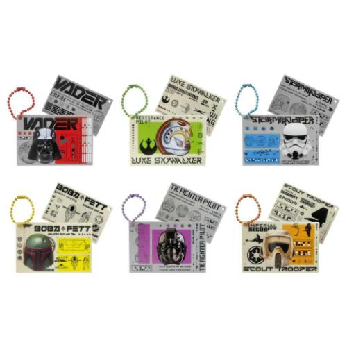 スターウォーズ キーホルダー ブラインドアクリルキーチェーン全6種の内どれか1個 STAR WARS SAGA STAR WARS メール便可