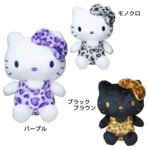 ハローキティ ぬいぐるみ お座りぬいぐるみ ヒョウ柄シリーズ サンリオ キャラクター グッズ