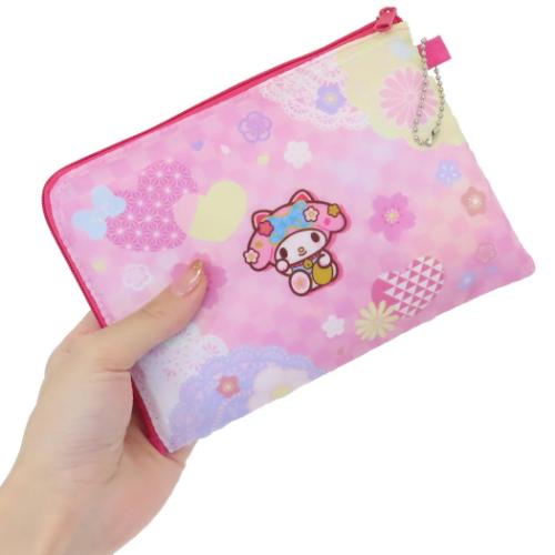 マイメロディ ショッピングバッグ 折りたたみエコバッグ 和雑貨シリーズ サンリオ キャラクター グッズ メール便可