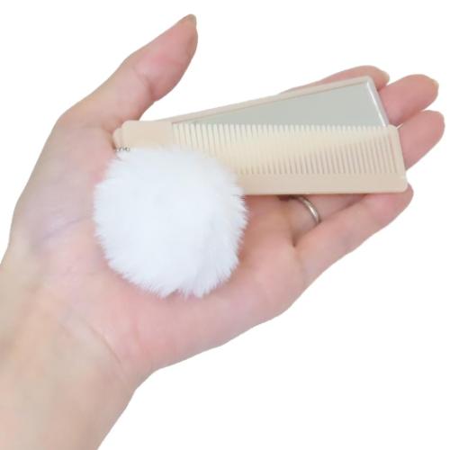 手鏡＆くし コスメスティック 2WAYミラーxコーム GYUTTO BEAR かわいい グッズ