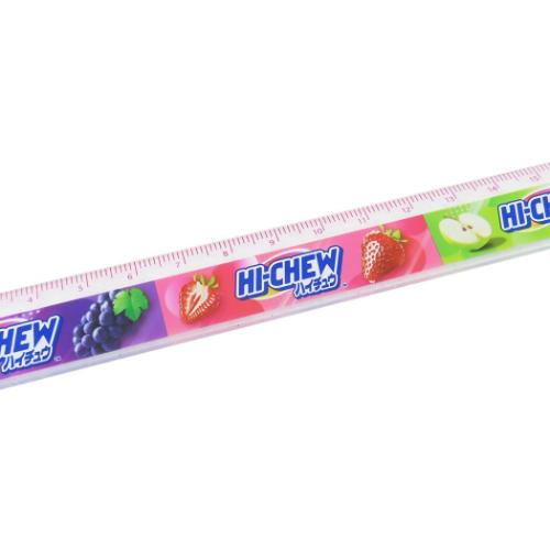 ハイチュウ ものさし 17cmスリム定規 2 お菓子パッケージ キャラクター グッズ メール便可