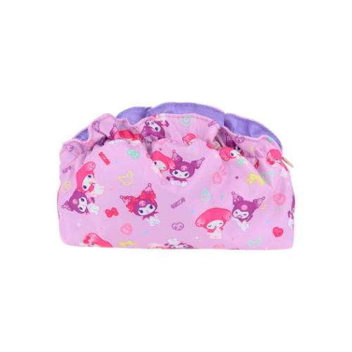 マイメロディ＆クロミ コスメポーチ フリルポーチ サンリオ キャラクター グッズ