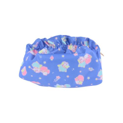 リトルツインスターズ コスメポーチ フリルポーチ 夜空 サンリオ キャラクター グッズ