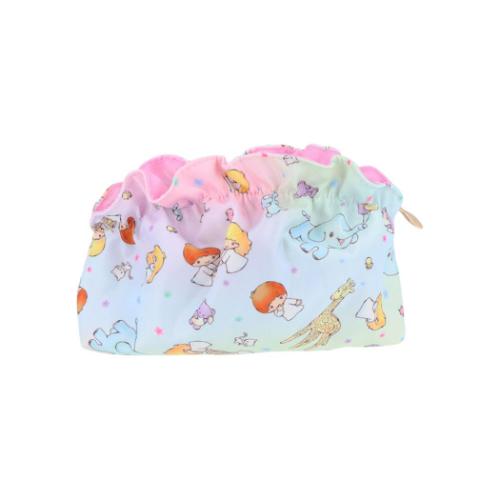 リトルツインスターズ コスメポーチ フリルポーチ レトロ サンリオ キャラクター グッズ