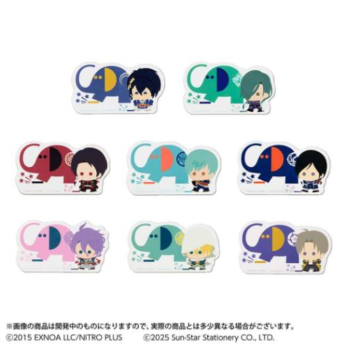 刀剣乱舞 ONLINE x アーム筆入 ダイカットステッカー ステッカーコレクション 全18種の内どれか1個 キャラクター グッズ メール便可