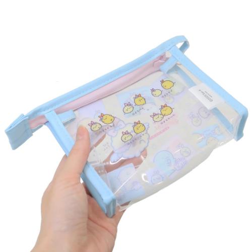 すみっコぐらし コスメポーチ フチイロポーチ 天使なえびてんアイドル サンエックス キャラクター グッズ