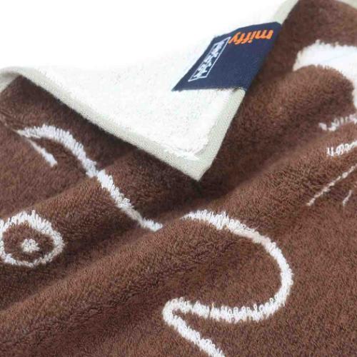 ミッフィー ミニタオル ジャガードハンカチタオル miffyx鳥獣戯画 にゃーに？ ディックブルーナ 絵本キャラクター グッズ メール便可