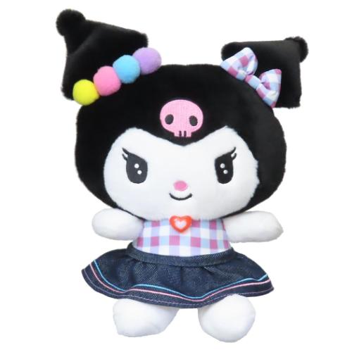 クロミ ぬいぐるみ プラッシュドールS ギンガムデニム サンリオ キャラクター グッズ