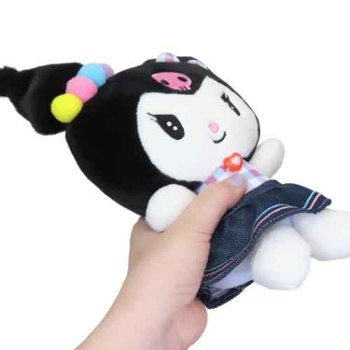 クロミ ぬいぐるみ プラッシュドールS ギンガムデニム サンリオ キャラクター グッズ