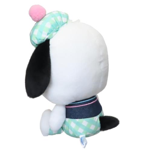 ポチャッコ ぬいぐるみ プラッシュドールS ギンガムデニム サンリオ キャラクター グッズ
